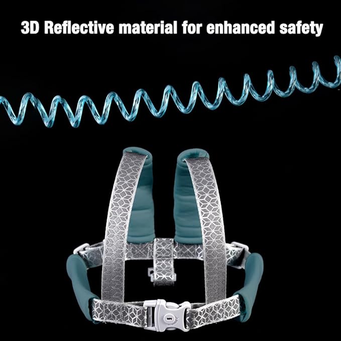 PandaEar Toddler Safety Harnesses & Leashes with Safety Wristband Rope for Babies Toddlers Child Kids