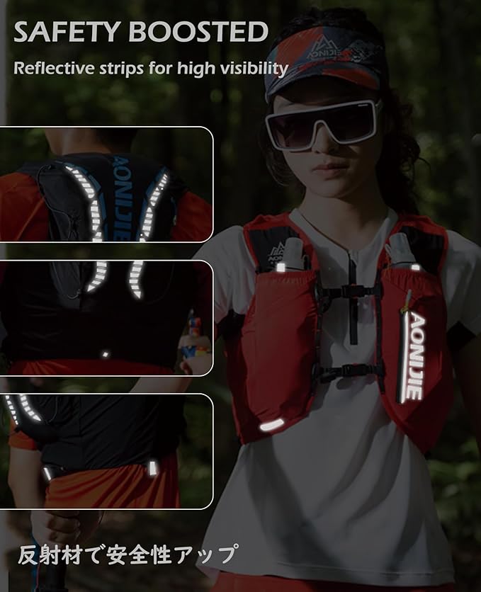 TRIWONDER Hydration Vest 2.5L Ultra Trail Running Backpack Hydration Pack Marathon Vest Lightweight Outdoor Hiking Cycling Daypack