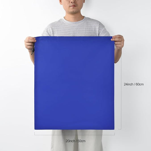 OTraki Medium Laundry Bag 20x24 Inch Drawstring Laundry Bags Durable Laundry Wash Bag Dirty Clothes Organizer Machine Washable Delicates Lingerie Bags for Travel Camp Dorm Blue