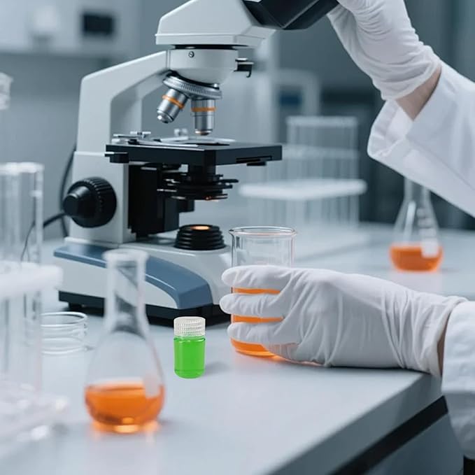 12-Pack 1oz Wide Mouth Plastic Reagent Bottles, Translucent PP Sample Containers with Screw Caps for Lab, Travel, Classroom, Liquid Storage (12, 1 oz 30 ml)