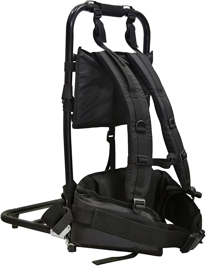 Foldable Aluminum Hunting Pack Frame, Lightweight External Frame Hiking Backpacks, Alice Pack, Hunting Backpack Frame for Travel, Outdoor