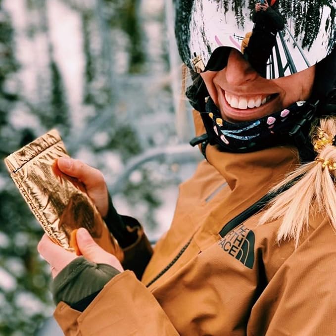 PHOOZY Apollo Thermal Phone Case | Insulated Phone Pouch Extends Battery Life 3X in Freezing Weather | Cold Resistant Drop Protection | Military Grade Water Resistant | Large | Gold