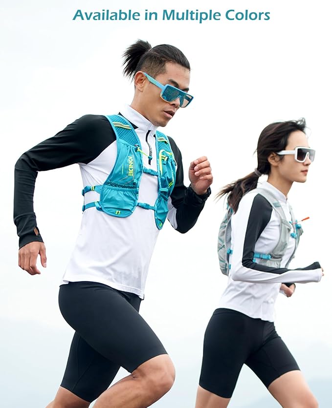 TRIWONDER Hydration Running Vest Backpack, Lightweight Water Pack for Men Women Hydration Backpack for Trail Race, Hiking, Cycling, Climbing, Camping, Jogging, Marathon