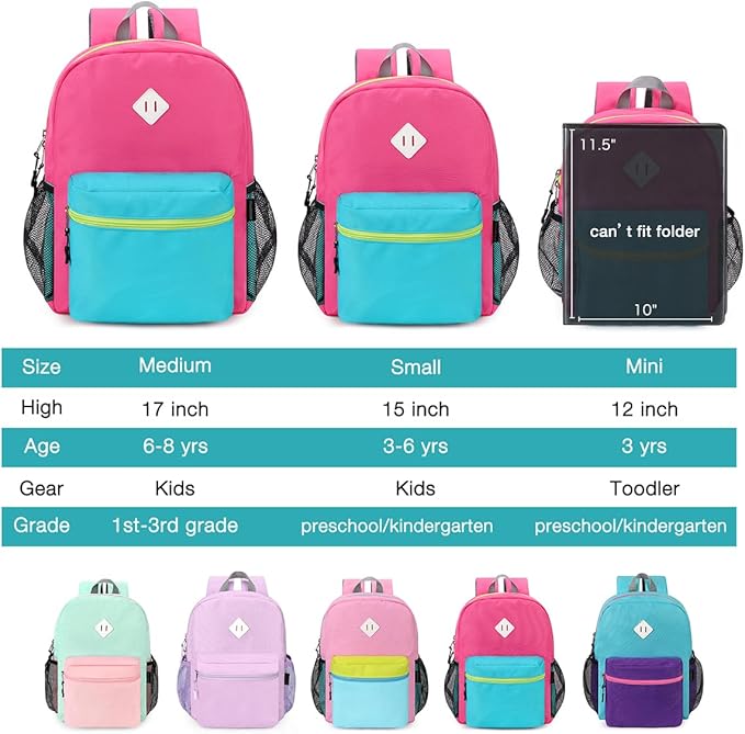 STEAMEDBUN Kids Backpack for Girls,Kindergarten Backpack for Toddler Girls Age 3-6