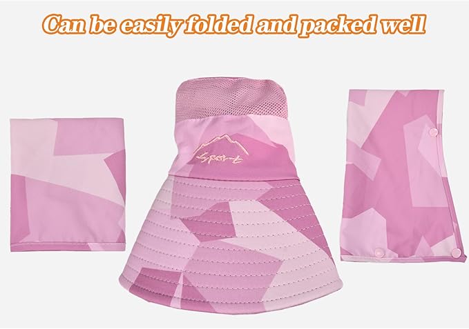 Sun Hats for Men Women Fishing Hat UPF 50+ Breathable Wide Brim Summer UV Protection Hat