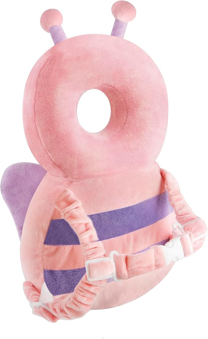 PandaEar Baby Head Protection Backpack with 2 Baby Knee Pads for Walking & Crawling, Toddler Walking Head Protector, Adjustable Head Protector Pad Safety Cushion