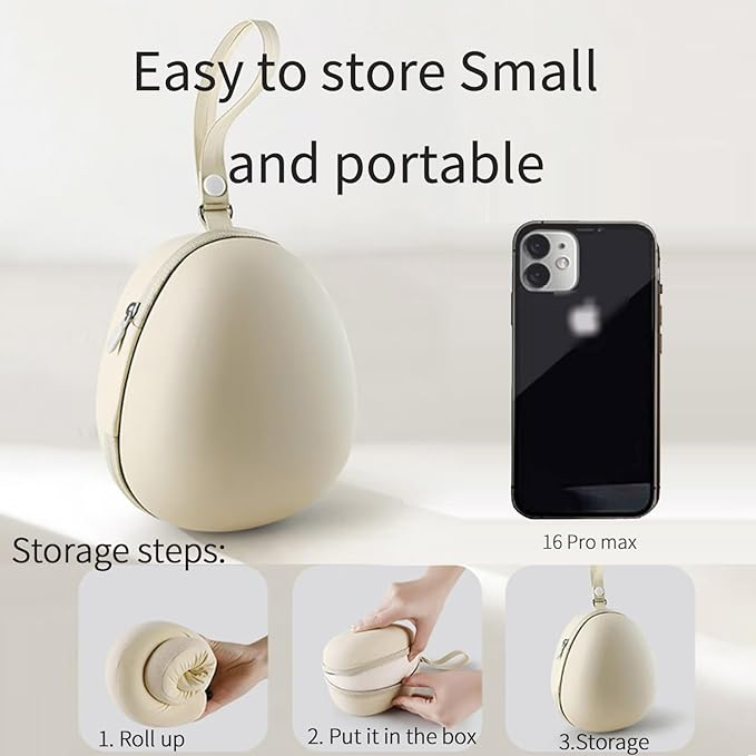 Travel Neck Pillow with Storage case, Travel Airplane Neck Pillow, 100% Memory Foam Travel Pillow, Suitable for Flight Head Support and Sleep, Portable, a Birthday Gift for Family and Friends