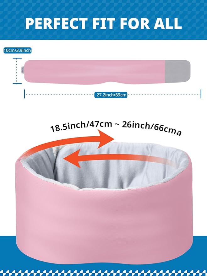 Sleep Mask, Eye Mask for Sleeping, Upgraded Blackout Eye Cover for Women Men, Wider Adjustable Strap for Side Sleeper, Travel, Nap, Yoga, Ultra-Soft, Relief Eye, Pink