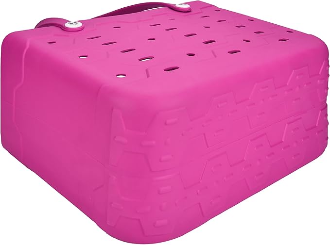 2-Piece Tote Bag Set, Waterproof Rubber Beach Bag with Summer Pattern, Medium & Large Handbag for Pool, Beach, Boat