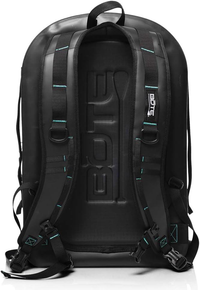 BOTE Highwater Backpack Waterproof Outdoor Zipper Dry Bag 28 Liter Capacity Molle Straps Fully Submersible Watersports Kayaking Fishing Hunting Boating