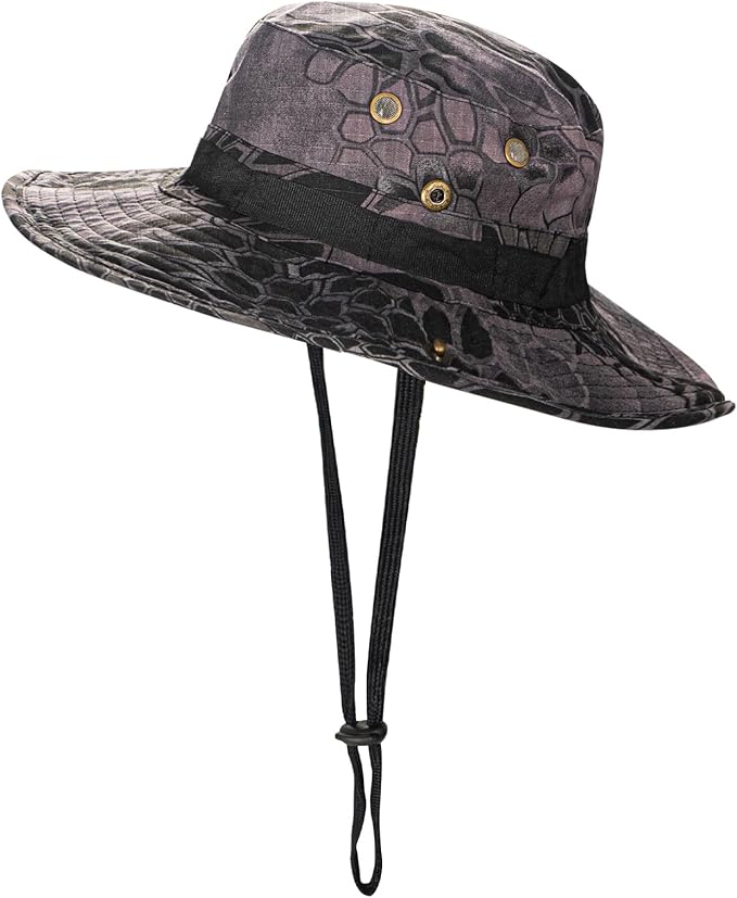 Sun Hats for Men Women Boonie Hat UPF 50+ Bucket Hat Wide Brim UV Protection Fishing Hiking Safari Outdoor Hats