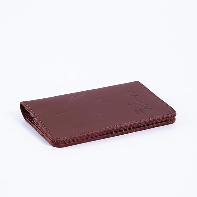 INCARNE Passport Cover - Travel Passport Wallet - Leather Passport Holder for Men Women Family with Card Slots & Note Compartmen - Sleeve Protector - Genuine Leather - Classic Brown