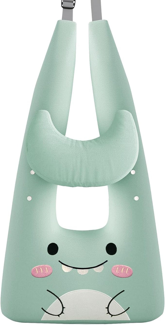 Travel Pillow,Car Pillow Kids Travel Pillow Car seat Pillow U Shaped Pillow for Travel Skin-Friendly Material The Sleeping Aid for Adults and Kids on Road Trips (Green)