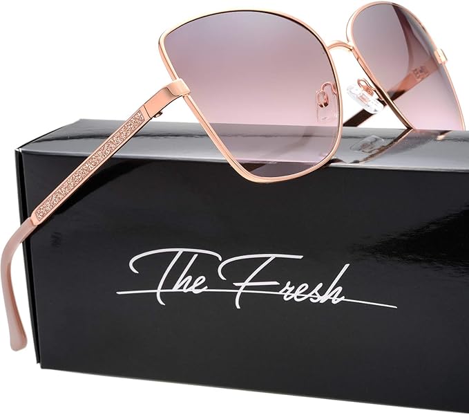 The Fresh Classic Crystal Elegant Women Beauty Design Sunglasses Gift Box