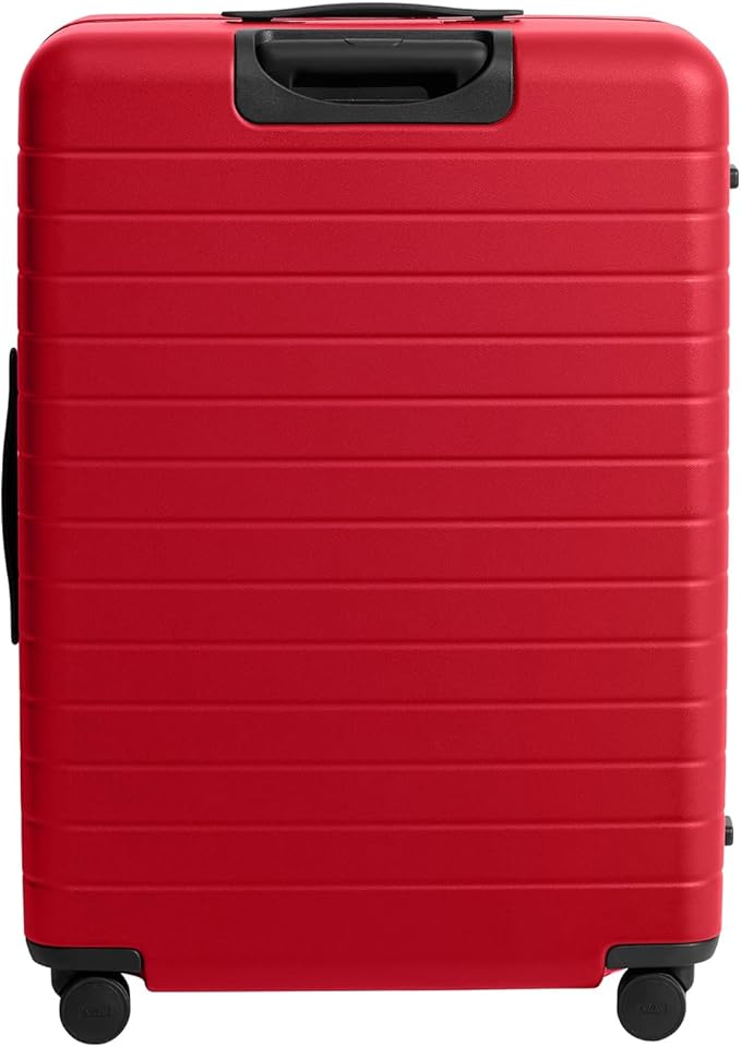 Away Large Checked Luggage, 29 Inch Hardside Suitcase with Spinner Wheels, Lightweight & Durable, TSA Lock, Cherry Red