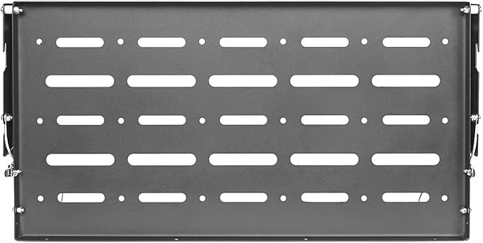 Hooke Road JK Wrangler Tailgate Table Metal Storage Rack Foldable Cargo Shelf for 2007-2018 Jeep Wrangler JK & Unlimited