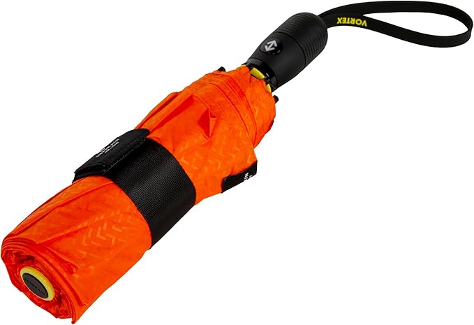ShedRain Vortex V2 Automatic Compact Folding Windproof Travel Umbrella – Rain & Windproof Vented Double Canopy – Protect from Rain, Sun & Wind - Wind Tunnel Tested to 75 mph