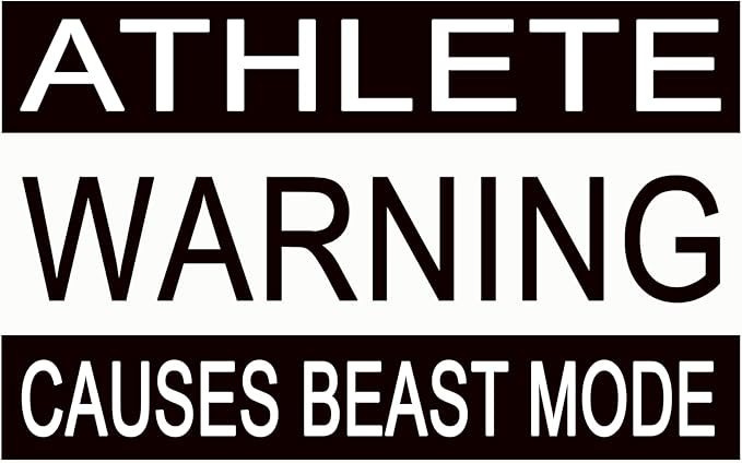 Generic Cleat Vault | High-Performance Sports Travel Shoe Storage Bag w/Motivation (Beast Mode, Black, Small (US Shoe Size Under 6)), CV-FC100