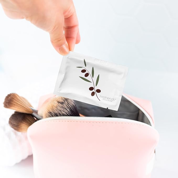 Freshends Luxurious Towlette Variety Bundle: (25) Freshends, (25) Freshstarts, (25) Freshlens, (25) Hand Sanitizer Wipes. Flushable toilet tissues, personal care wipes, and travel-friendly wet wipes