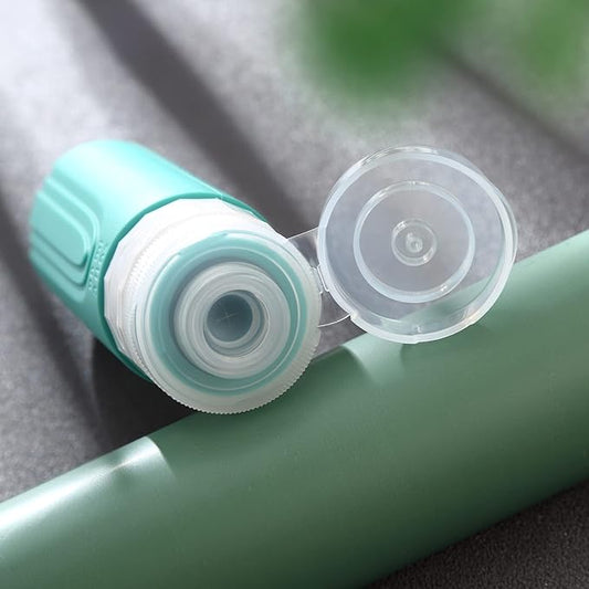 Travel Bottles for Toiletries, Tsa Approved 3oz Travel Size Containers BPA Free Leak Proof Refillable Liquid Silicone Squeezable Travel Accessories for Shampoo Conditioner Lotion (4 Pack)