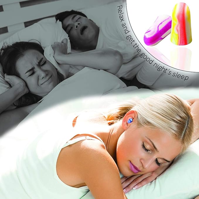MOLDEX Soft Foam Earplugs Softies® Ear Plugs for Sleeping, Snoring, Work, Travel, Shooting -33dB Highest NRR Made in USA (Bottle Pack, 60 Pairs)