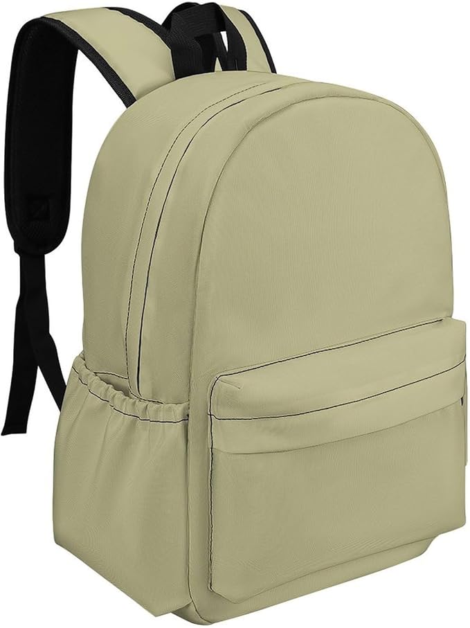 Sage Green Backpack Adult Travel Daybag for Women Men College Backpack for Vacation Hiking Camping Bag