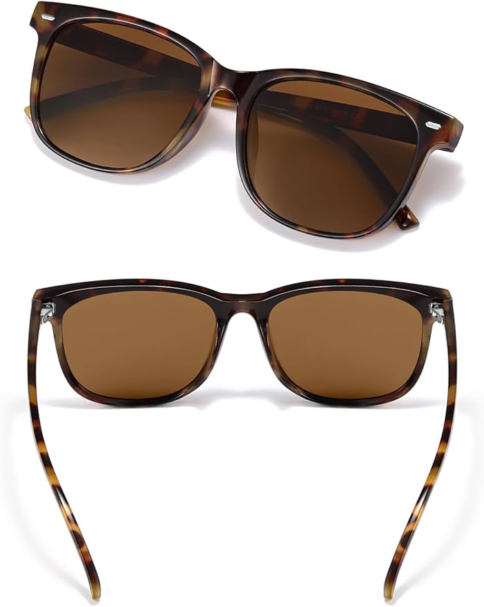 Wzerry Sunglasses for Women Polarized, Sun Glasses Vintage Style Trendy Round UV400 Protection Lens