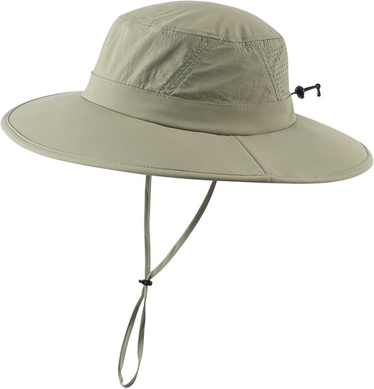 Home Prefer UPF 50+ Sun Hats for Men Women Foldable Wide Brim Fishing Hat Quick Dry Summer Outdoor Garden Safari Bucket Hat