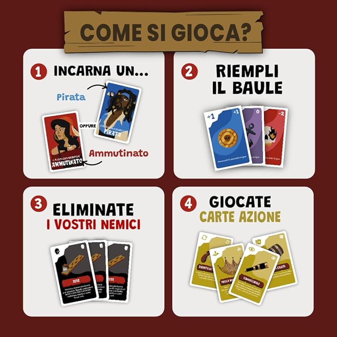 SAVANA Traitors Aboard - Award Winning Secret Identity Party Game - Fun, Bluffing and Betrayal | Easy to Learn, 15-Minute Round | Popular Games for 3-8 Players - Ages 10+