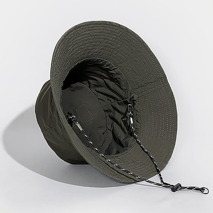 Waterproof Bucket Hat for Women and Men - UV Protection Beach Sun Hat Fishing Safari Boonie Hat Rain Hat Adjustable Packable