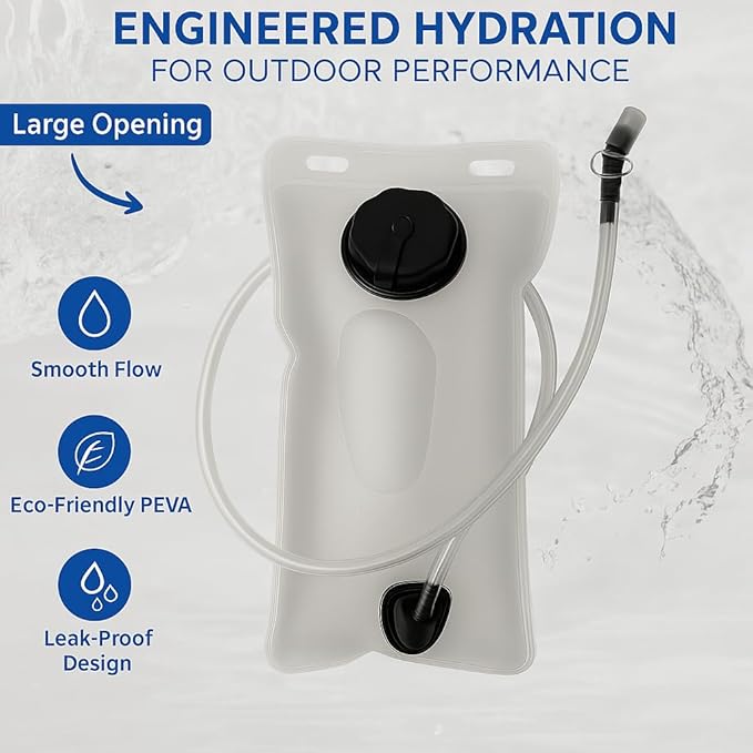 Running Hydration Vest for Men Women, Lightweight Reflective Hydration Backpack with 1.5L Water Bladder Bag for Hiking, Running, Cycling