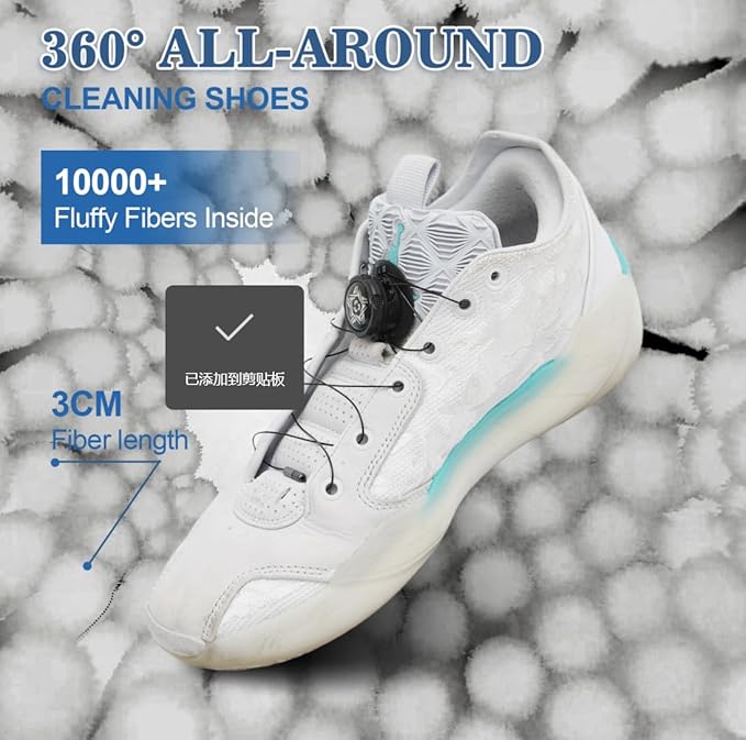 ProtecZone Shoe Washing Bag - Heavy-duty mesh laundry bag with a secure zipper, suitable for sports shoes, stain-resistant and tangle-free cleaning