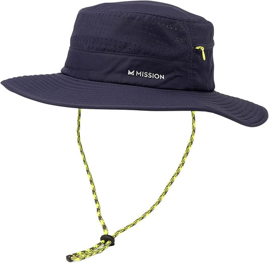MISSION Cooling Anywhere Boonie Hat - Unisex Wide-Brim Hat for Men & Women - Cools Up to 2 Hours - UPF 50 Sun Protection