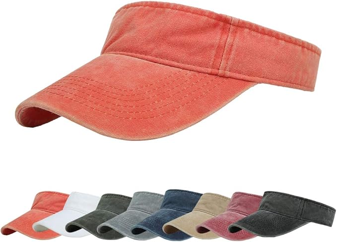 Sport Sun Visor Hats Cotton Ball Caps Empty Top Baseball Sun Cap for Men Women