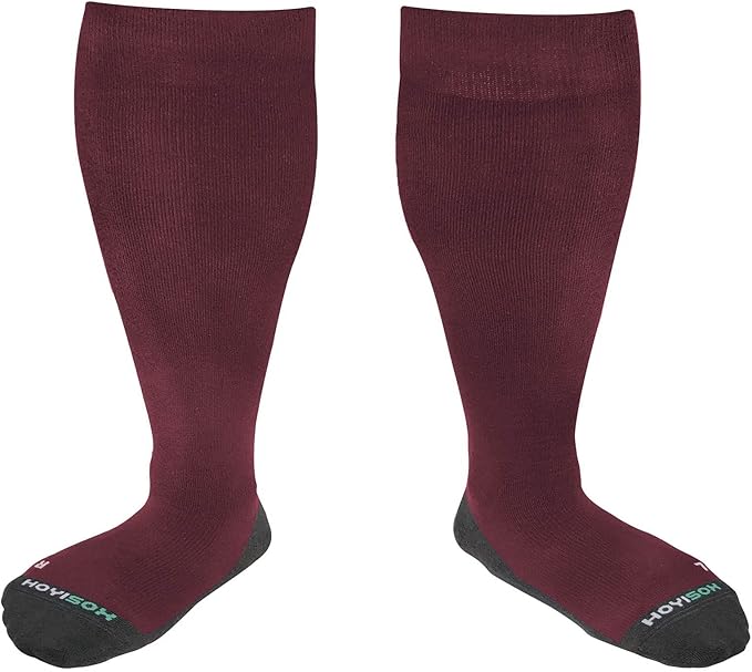 Big and Tall Compression Socks Sizes L to 8XL, Comfortable Knee High Socks for Men and Women