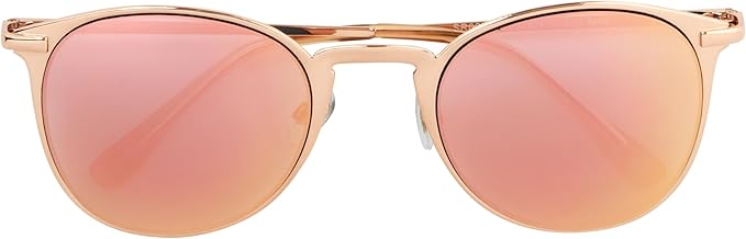 Foster Grant Womens Elsie Sunglasses, Rose Gold, 56mm US