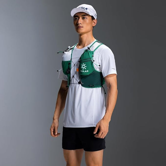 KAILAS FUGA AIR 8 Ⅳ Running Hydration Vest Hydration Pack Lightweight with Two TPU Water Bladders for Women Men Trail Cycling Hiking