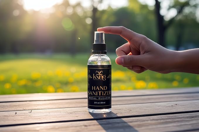 KXNG Cosmetics Travel Size Hand Sanitizer Spray (Pack of 3) | Scented Pocket-Size Mini Hand Sanitizer Spray for On-the-Go Hygiene | Lightweight, Quick-Dry Formula for Everyday Protection | 2oz Each