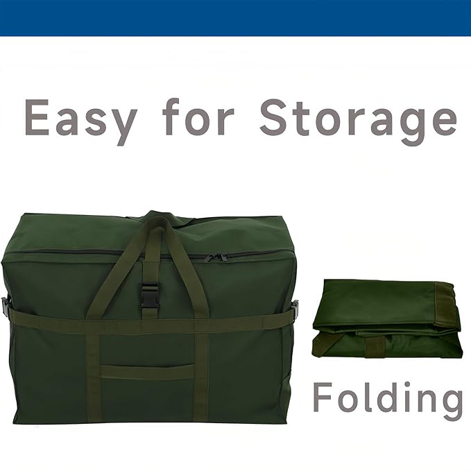 Arxus Large Duffel Bag, Waterproof Carry on Weekend Overnight Storage Bag over Luggage for Airline, Travel, Camping, Moving