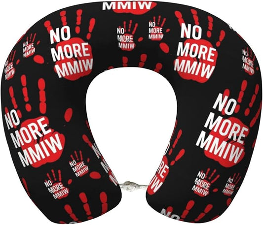 Travel Pillow for Boys and Girls, Comfortable Neck Chin Head Support Cushion No More Mmiw Red Black, Comfortable for Airplanes Car Sleeping Rest