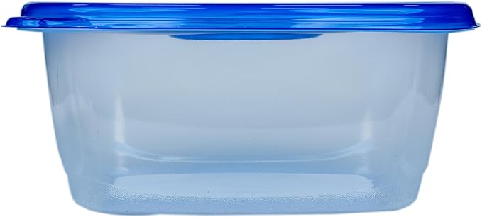 Glad GladWare Deep Dish Food Storage Containers, Large Rectangle - Meal Container Holds up to 64 Ounces of Food - Lock Tight Seal, 3 Count - 6 Pack