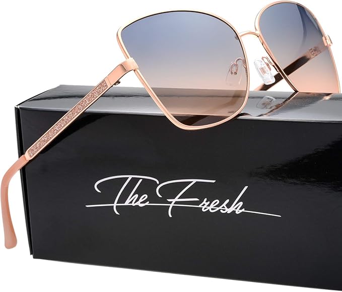 The Fresh Classic Crystal Elegant Women Beauty Design Sunglasses Gift Box