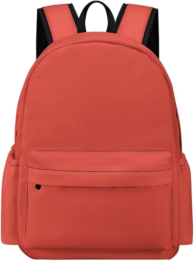 Vermilion Backpack Adult Travel Daybag for Women Men College Backpack for Vacation Hiking Camping Bag