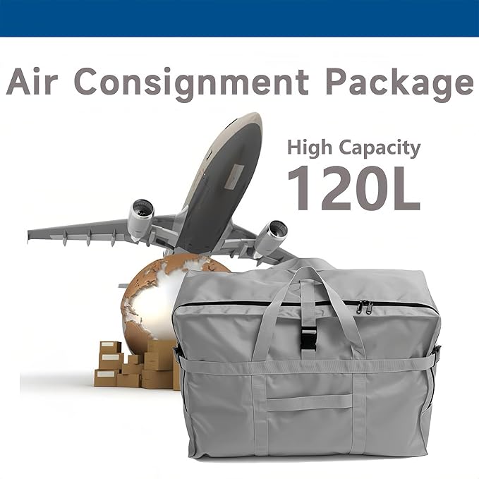 Arxus Large Duffel Bag, Waterproof Carry on Weekend Overnight Storage Bag over Luggage for Airline, Travel, Camping, Moving