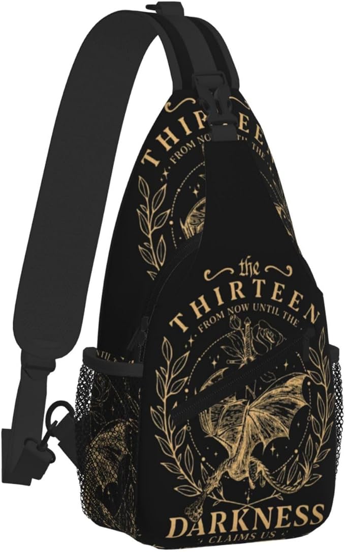 The Thirteen Crossbody Bag Throne Of Glass Trendy Sling Bag Bakpack Casual Chest Bags Daypack For Hiking Walking Travel Running(3)