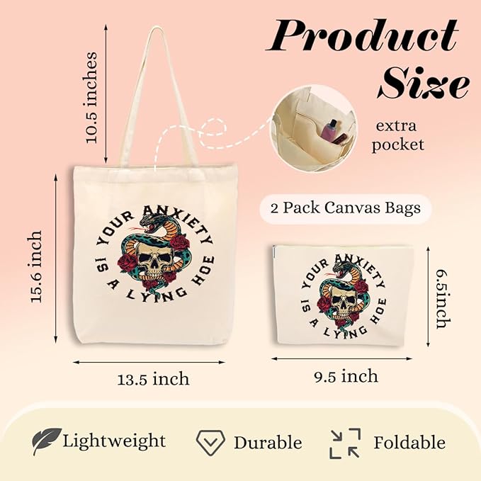 Writer Sewing Doctor Seam Principa Cosmetic Makeup Bag Beach Canvas Tote Bag for Women Girls Christmas Birthday