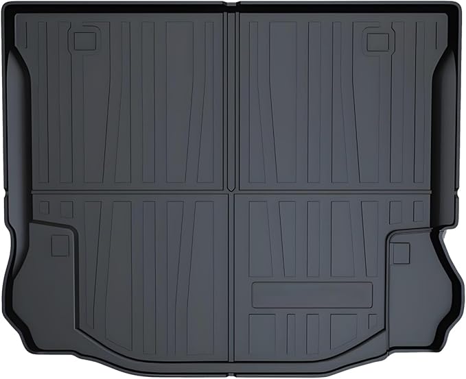 Wrangler Cargo Liners，Custom Fit Compatible with Jeep Wrangler 2011-2017 4-Door ＆ 2018 JK 4-Door All Weather Guard 3D Modeling Heavy Duty TPO Waterproof Rear Cargo Tray Trunk Floor Mat Protector