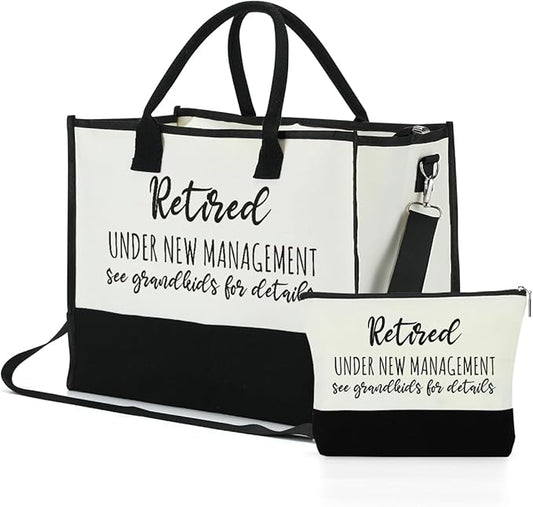 FORBIDDEN PAPER Mothers Day Grandma Mimi Yaya Retirement Dance Aunt Travel Book Witchy Gifts for Women Tote Bag & Makeup Bag