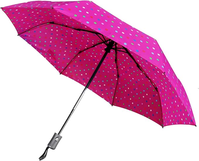 MRTLLOA 42/49 Inch Compact Windproof Travel Umbrella for Rain, Lightweight, Portable, Automatic, Strong, Waterproof Folding Umbrellas for Women, Men and Teenagers