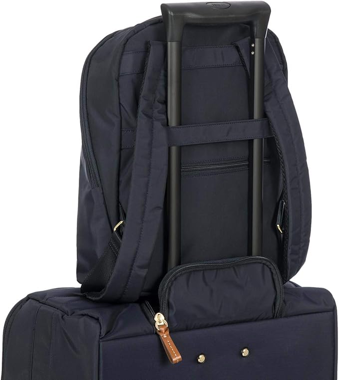 Bric's X-Travel City Backpack - 13 Inch - Travel Backpack for Women and Men - Designer Bag with Large Pockets - Navy